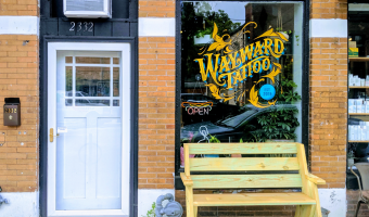 Wayward Tattoo is located on Atwood St on Madison's east side.