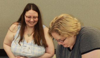 Cislyn Smith and Deanna Rymaszewski sign non-profit The Dream Foundry into existence
